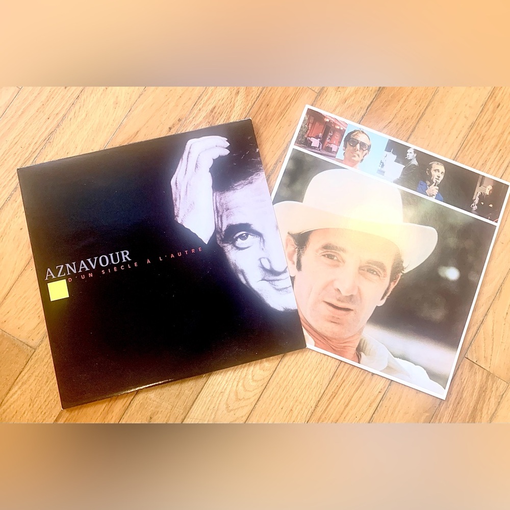 Charles Aznavour 10-inch vinyl promo - From One Century to Another